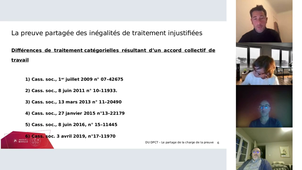 Le partage de la charge de la preuve - L. BENTO de CARVALHO