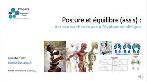 Posture et équilibre assis : des cadres théoriques à l'évaluation clinique