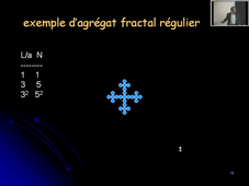 Agrégation et agrégats fractals