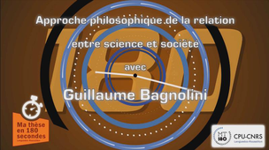 Ma thèse en 180 secondes Guillaume Bagnolini
