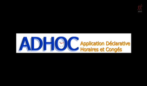 Présentation de la nouvelle application ADHOC.