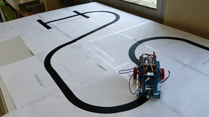 Test robot suiveur de ligne