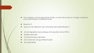 DFASM1 MID 04/03/2021	08:30	10:30	Trouble aigu de la parole et dysphonie- Pathologie des glandes salivaires. Tumeurs de la cavité buccale et des voies aérodigestives supérieures	R-GARREL / V-FAVIER	Salle 302	MID