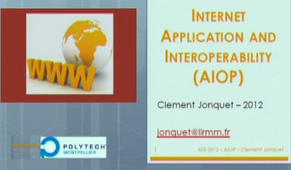 Cours 1 AIOP (Internet Application and Interoperability) ' Création de cours sur ItunesU ' de Clément Joncquet : Internet Application and Interoperability.