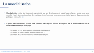 Cours Croissance économique - NUMERO 4