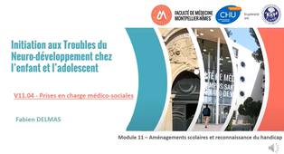 Prises en charge médico-sociales – F. DELMAS, Directeur ESMS PEP34