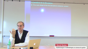 Epistémologies et méthodologies en sciences de gestion (H. Dumez) - partie 3