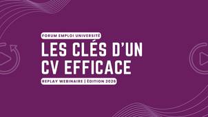 Webinaire concevoir un CV 2026