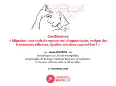 Conférence “Migraine : une maladie mal diagnostiquée, quelles solutions aujourd’hui ?”