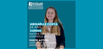 Abigaëlle Costa, Master Comptabilité Contrôle Audit