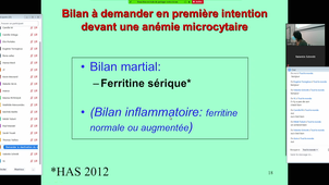 (13/10/2020) 08h P. AGUILAR MARTINEZ Salle 301- MIB /Pathologie de la lignée érythrocytaire (ED)