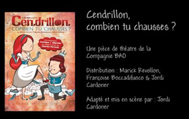 Spectacle de noël à l 'UM2 : Cendrillon, combien tu chausses? une pièce de théatre de la compagnie BAO