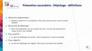Prévention et dépistage