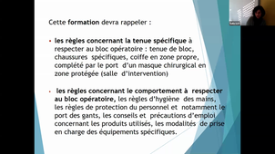 C.16 Gestion du risque infectieux au bloc opératoire