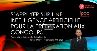 Intelligences artificielles génératives - Projet ARI-stote