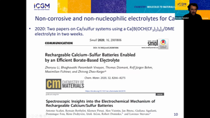 Invited talk @ ICACC-2021 - The working mechanism of a Ca-sulfur battery