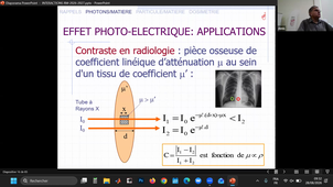 DFGSM2 - Mariano-Goulart - UE BIOPGYSIQUE ET BASES DE L'IMAGERIE INTERACTIONS ENTRE RAYONNEMENT IONISANT ET MATIERE - 28/08/2026