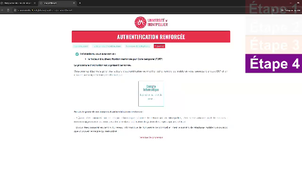 Authentification renforcée avec code temporel TOTP