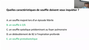 DFASM2 MIE (03/11/2020) Souffle cardiaque chez l’enfant.  Hypertension artérielle pulmonaire chez l'enfant