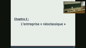 Economie d'entreprise 15/09/2021 partie 1