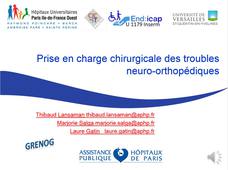 Neuro-orthopédie des Membres. Prise en charge chirurgicale