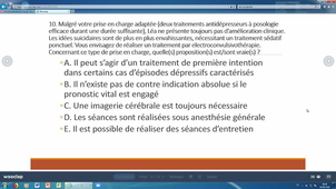 DFASM1 MID Fiedos Troubles de l'humeur. Conduites suicidaires (28/09/2020)