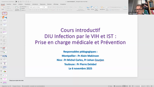 Module 1 DIU VIH, IST - Jeudi 6 novembre 2025