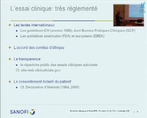 Conférence Tic et Santé du 24 janvier 2012 : La recherche clinique.