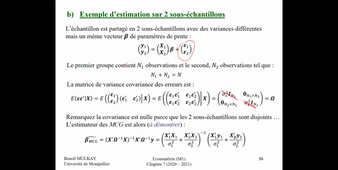Econométrie (M1) - Cours 16