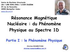 RMN - Phenomène Physique - Partie 1