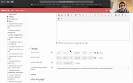 Présentation Moodle, Quiz, QCM, pour Chimie Sète