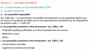 Chapitre 4 Les impôts locaux