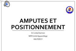 Amputation et positionnement. Dr Darmon