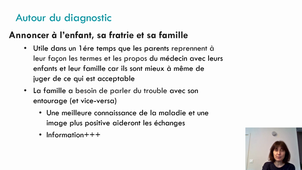 Annonces du diagnostic aux familles – A. BAGHDADLI, Professeur de Pédopsychiatrie