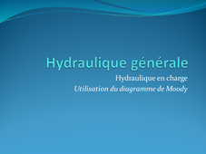 Utilisation du diagramme de Moody