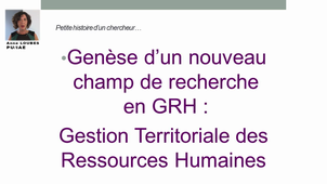 La construction émergente de l’objet de recherche (A. Loubès) - partie 1