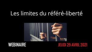 Les conditions d'incarcération sous le contrôle des juges : éléments d'actualité - Les limites du référé-liberté