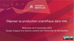 Déposer sa production scientifique dans HAL