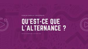 Forum Emploi Université | 2025 | Replay webinaire | Qu'est-ce que l'alternance ?