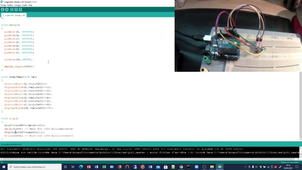 Lab on the introduction to programmable digital electronics with Arduino: 7-segments part 1
