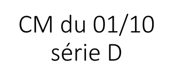 CM HLPH101 série D 01/10 08h00