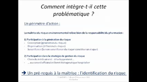 LE PHARMACIEN, PROFESSIONNEL DE SANTÉ ET DU MÉDICAMENT. COMMENT INTÈGRE-T-IL CETTE PROBLÉMATIQUE?