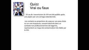 DFASM2 MIF Le Bihan, Exposition accidentelle aux liquides biologiques : conduite à tenir. Syndrome mononucléosique, 28/09/2020