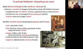 Histoire des Sciences- Cours 2-Partie 3a-FinPeriodeMedievale&Rennaissance