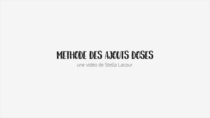 Méthode des ajouts dosés