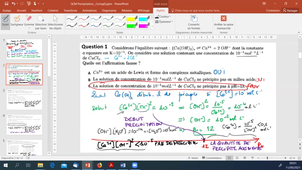 Corrigé_QCM_Précipitation