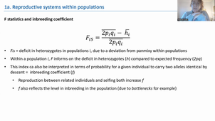 Review of population genetics - IDIL Evolution Class