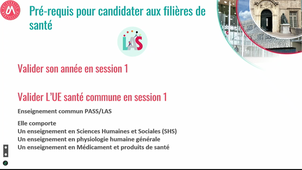 JPO - Site de Montpellier- L'accès aux études de santé, à partir de Parcoursup, via PASS et LAS - Pr Matecki - 08022025