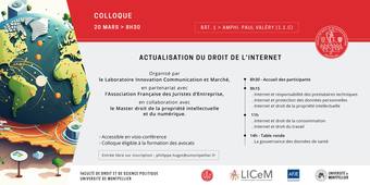 Colloque : Actualisation du droit de l'internet - 2026 - Partie 1