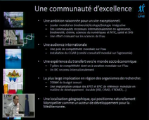 1er séminaire BIATOSS à l'UM2, intervention du Vice-Président délégué à la structuration Formation/Recherche, M. Nicolas Arnaud.
